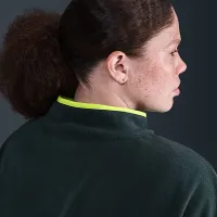 Nike Sportswear Club Fleece женская Loose Cozy Track Куртка (большие размеры) цвет зеленый