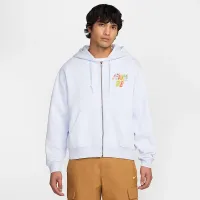 Nike SB Fleece Front-Zip Skate Толстовка з капюшоном колір сірий