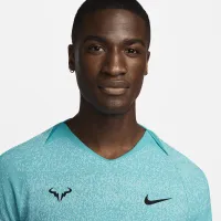 Nike Rafa мужские Dri-FIT ADV Short-Sleeve Tennis Top цвет зеленый