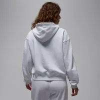Nike Jordan Sport Crossover женская Dri-FIT Fleece Толстовка с капюшоном цвет коричневый