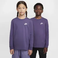 Nike Sportswear Big дитячі Long-Sleeve футболка колір фіолетовий