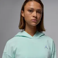 Nike Jordan Brooklyn Fleece жіноча Pullover Толстовка з капюшоном колір зелений