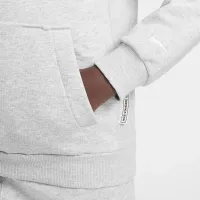 Nike Standard Issue Big детские Dri-FIT Fleece баскетбольные Толстовка с капюшоном цвет серый