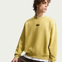 Nike SB Fleece Skate Crew колір коричневий