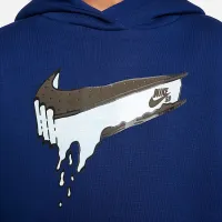 Nike SB EasyOn Big дитячі оверсайз Pullover Skate Толстовка з капюшоном блакитний