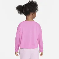 Nike Notebook Print Long Sleeve Knit Top Toddler Top Pink