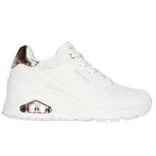Кросівки Жіночі Skechers UNO Wedge - Hi Steps (177520-WHT)