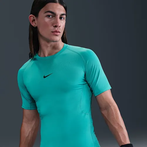 Nike Pro чоловічі Dri-FIT Tight Short-Sleeve Fitness Top колір зелений