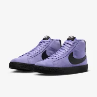 Nike SB Zoom Blazer Mid Skate Кросівки колір фіолетовий