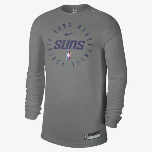 Phoenix Suns чоловічі Nike Dri-FIT NBA Long-Sleeve футболка колір сірий