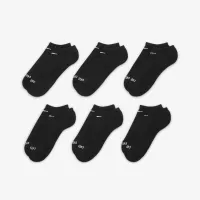 Nike Everyday Plus Cushioned тренувальні No-Show шкарпетки (6 пар) колір чорний