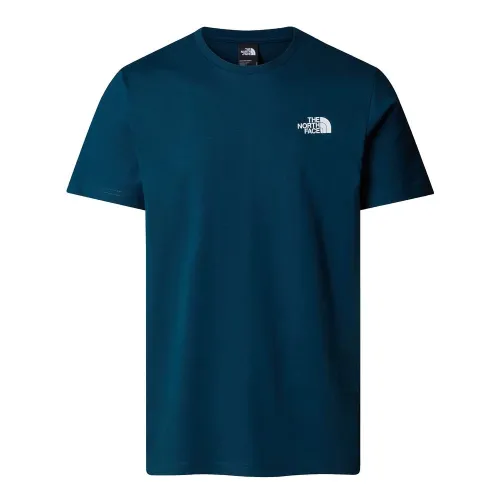 Футболка The North Face колір червонийbox Celebration 0A87NV1NO1 - Синя
