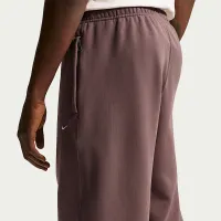Nike Solo Swoosh мужские Cuffed Fleece Pants цвет фиолетовый