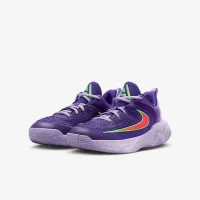 Nike Giannis Immortality 4 Big дитячі баскетбольні Кросівки колір фіолетовий