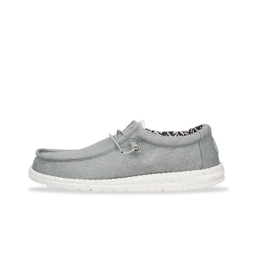 Кросівки Hey Dude Wally Canvas 40700-007 - Сірі