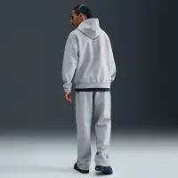 Nike Solo Swoosh чоловічі Fleece Open-Hem Pants колір сірий