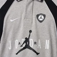 Nike Jordan Flight мужские Long-Sleeve Polo Jersey цвет серый