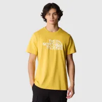 Футболка The North Face Woodcut Dome 0A87NXQOA1 - жовта