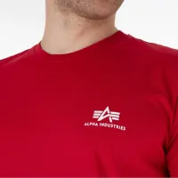 Футболка Alpha Industries Basic T Small Logo 188505328 - Красная