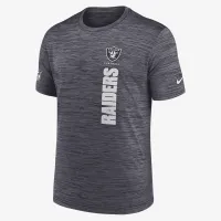 Las Vegas Raiders Sideline Velocity чоловічі Nike Dri-FIT NFL футболка колір чорний