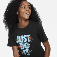 Nike Sportswear Big дитячі футболка колір чорний