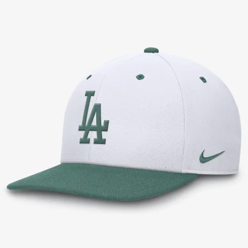 Los Angeles Dodgers Bicoastal 2-Tone Pro мужские Nike Dri-FIT MLB Adjustable Hat цвет белый