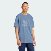 Футболка adidas Originals Adicolor Outline Trefoil IR8002 - Блакитна