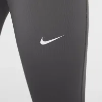 Nike Pro женская С высокой Талией 7/8 Mesh-Paneled лосины цвет серый