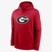 Georgia Bulldogs Primetime Everколір зелений Club Primary Logo чоловічі Nike College Pullover Толстовка з капюшоном колір червоний