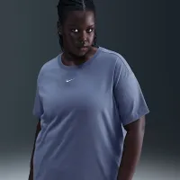 Nike Sportswear Essential женская футболка (большие размеры) синий