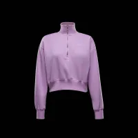 Nike Sportswear Phoenix Fleece женская 1/2-Zip Cropped свитшот Pink