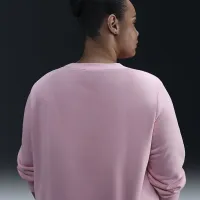Nike Sportswear Club Fleece жіноча Crew-Neck світшот (великі розміри) Pink