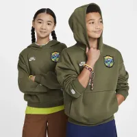 Nike SB Big дитячі оверсайз Skate Толстовка з капюшоном колір зелений