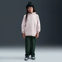 Nike Sportswear Club Fleece Big детские оверсайз Pullover Толстовка с капюшоном цвет фиолетовый