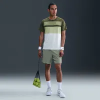 NikeCourt Advantage мужские Tennis Top цвет зеленый