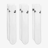 Nike Sportswear Everyday Essential Crew шкарпетки (3 пар) колір білий