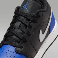Nike Air Jordan 1 Low Big детские Кроссовки цвет черный