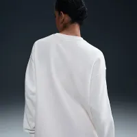 Nike Sportswear женская оверсайз Crew-Neck French Terry свитшот цвет белый