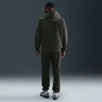 Nike Sportswear Club мужские Washed Fleece Толстовка с капюшоном цвет зеленый