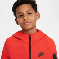 Nike Sportswear Tech Fleece Big дитячі Full-Zip Толстовка з капюшоном колір чорний