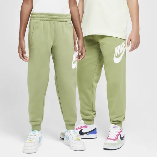 Nike Club Fleece Big дитячі Joggers колір зелений