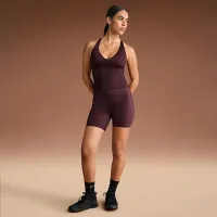 NikeSKIMS Shine женская V-Neck Tank Top цвет красный