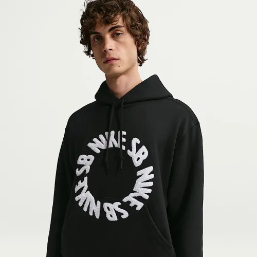 Nike SB Fleece Pullover Skate Толстовка с капюшоном цвет черный