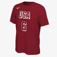 Sabrina Ionescu USA чоловічі Nike баскетбольні футболка колір червоний