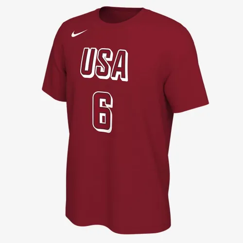 Sabrina Ionescu USA чоловічі Nike баскетбольні футболка колір червоний
