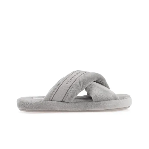Kapcie Tommy Hilfiger Comfy Home Slippers With Straps FW0FW06587-PKG - Серые