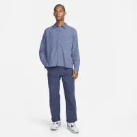 Nike Sportswear Tech Pack мужские Woven Long-Sleeve Shirt синий
