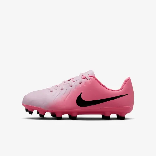 Nike Jr. Tiempo Legend 10 Club Little/Big детские MG Low-Top футбольные бутсы Pink