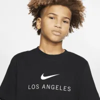 Nike Dri-FIT Los Angeles Big дитячі футболка колір чорний