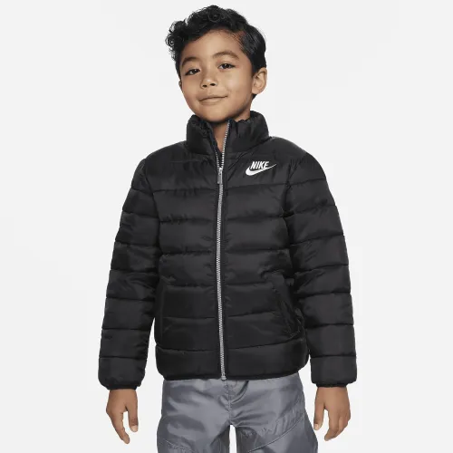 Nike Solid Puffer Куртка Little детские Куртка цвет черный
